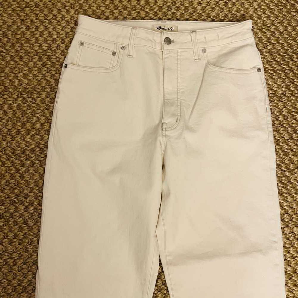 Madewell UNISEX White Jeans, BRAND NEW!! This is a steal for this brand